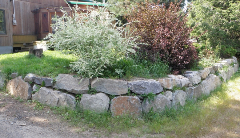 Mur décoratif en pierre